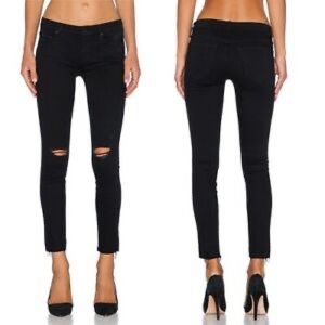 MOTHER Looker Ankle Fray in Guilty as Sin